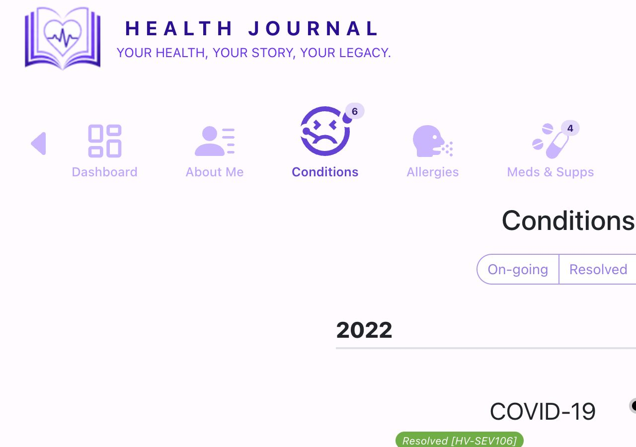 Real Conditions timeline view