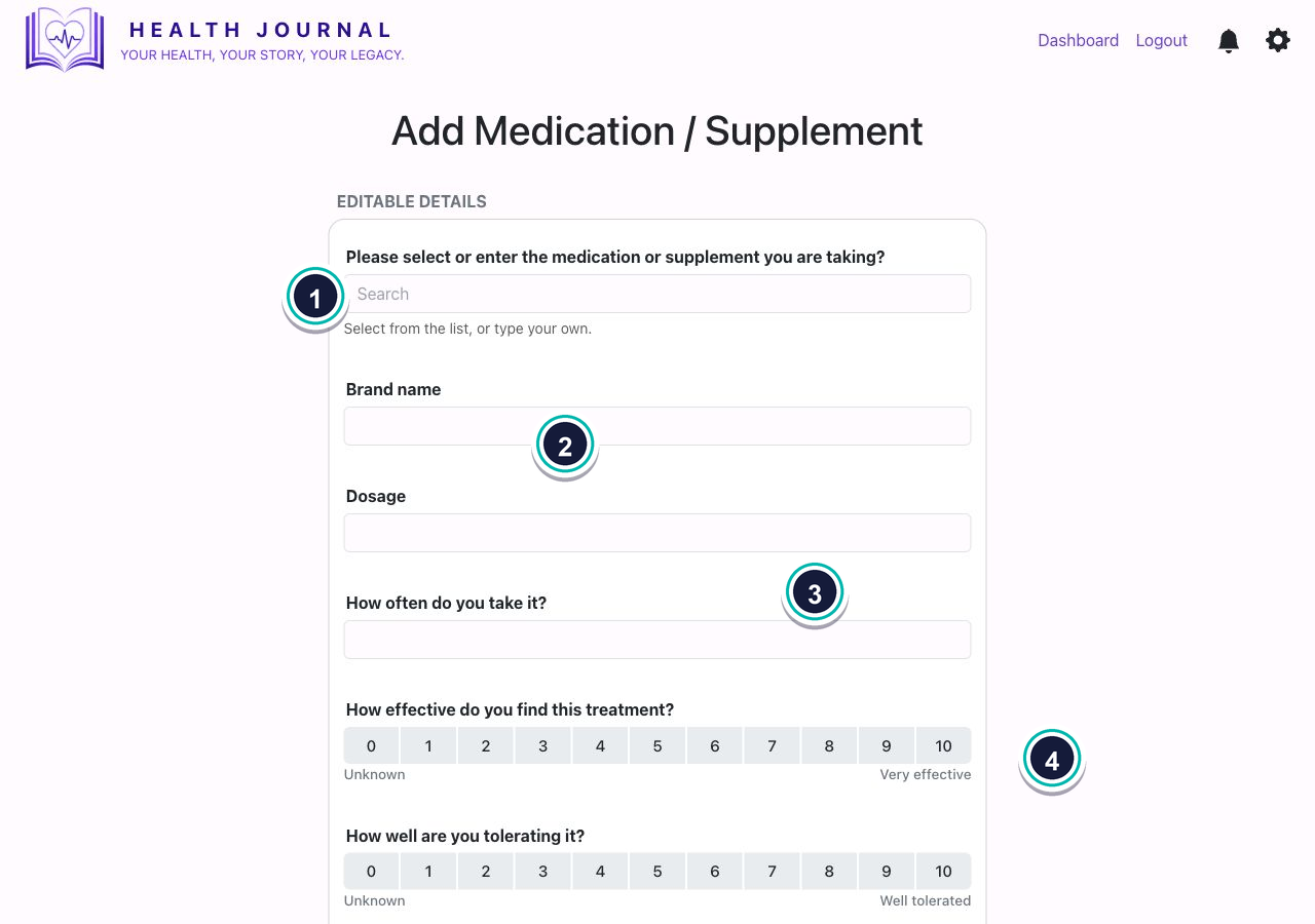 Add medication form