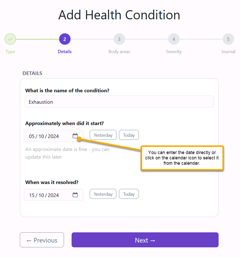 Condition date fields with PowerPoint callout